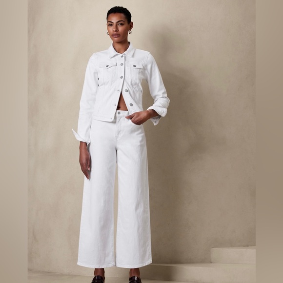 Banana Republic - wide leg cropped Jean - Picture 2 of 8